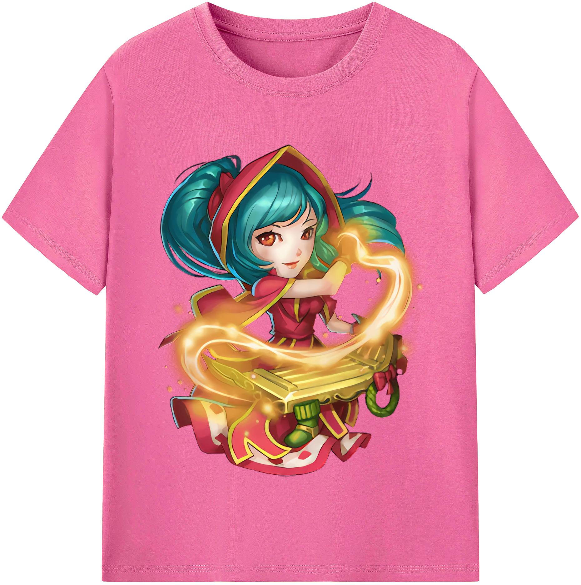 （画像用） リーグ・オブ・レジェンド League of Legends LOL レディースカジュアルプリントTシャツ（綿100％）